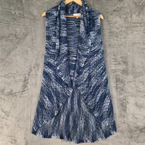 Womens Cardigan 2X Boho Crochet Knit Open Cottagecore Sweater‎ Curvy Duster NWT